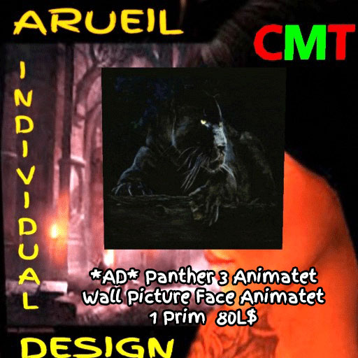 AD-Panther 3 Animatet Wall Picture