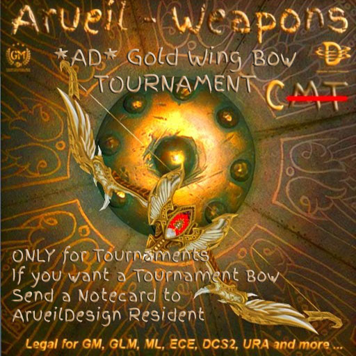 AD Gold Wing Bow TOURNAMENT