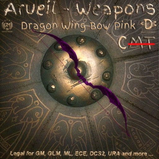 Dragon Wing Bow Pink