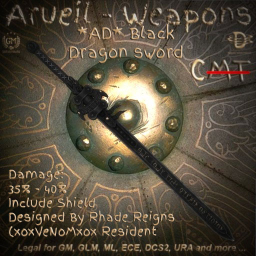 AD Black Dragon sword